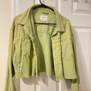Lime Green BDG Brooklyn Corduroy Jacket